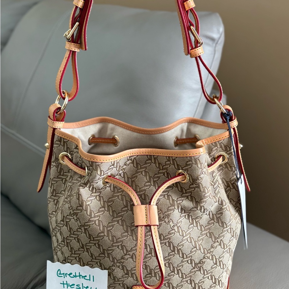 Dooney & Bourke Maritime Drawstring Brown!